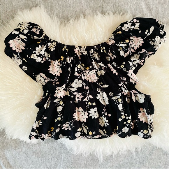 Billabong off shoulder crop top - Picture 2 of 4